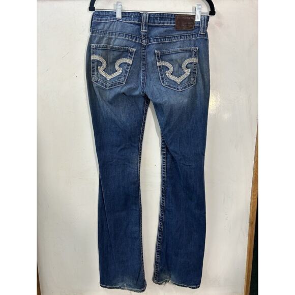 Big Star Jeans Womens 29L Blue Mid Wash Remy Low Rise Fit Boot Cut Cowgirl 31X31 - Picture 11 of 12